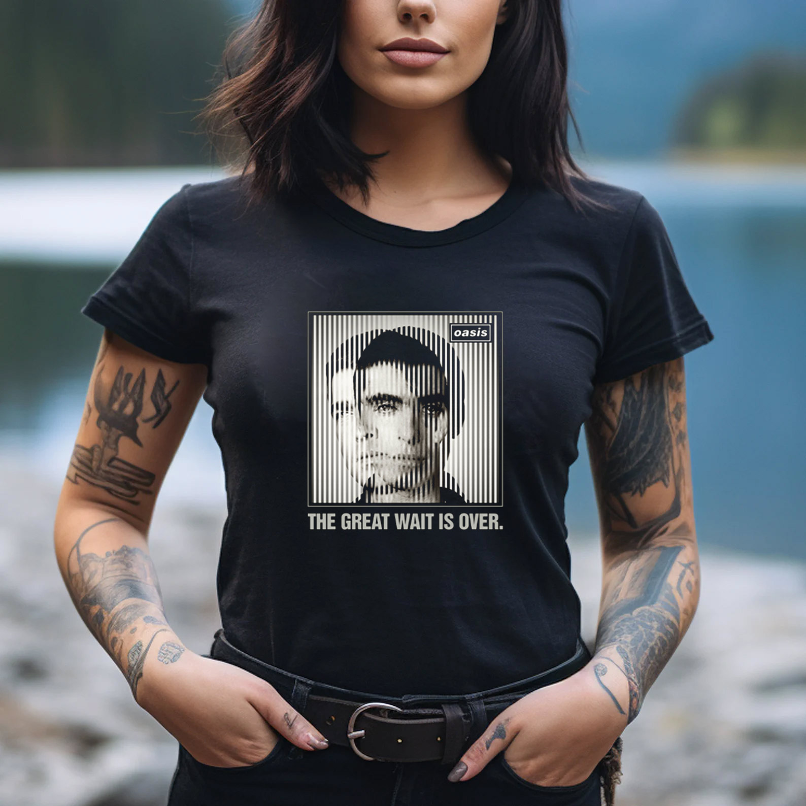 The Great Wait Is Over Oasis Album T-shirt The Great Wait Is Over Oasis Album T-shirt