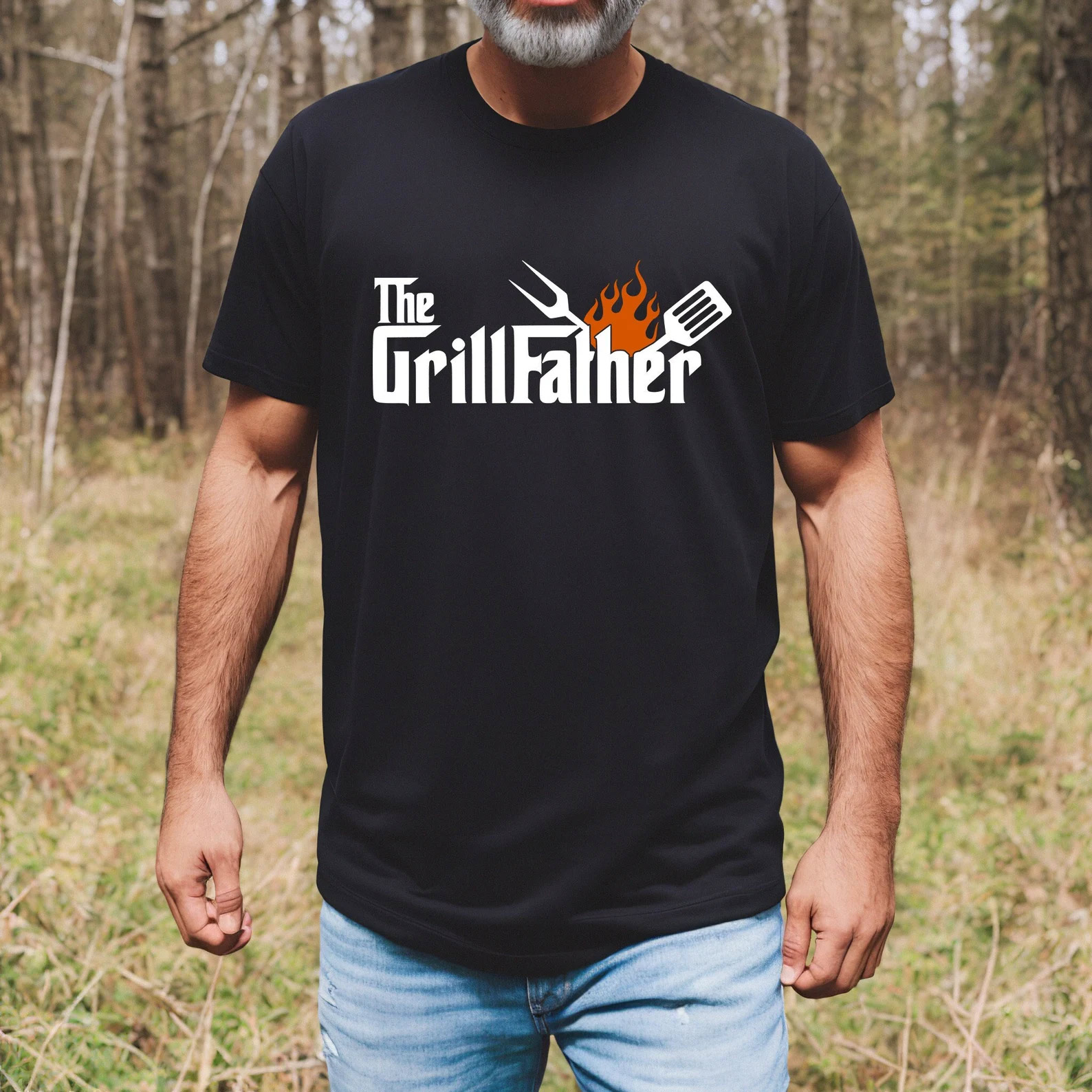 The Grillfather BBQ Dad Funny Dad T-shirt The Grillfather BBQ Dad Funny Dad T-shirt