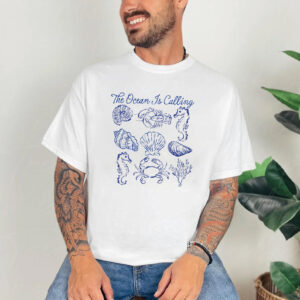 The Ocean Is Calling Ocean Creatures Summer Vibes T shirt 2