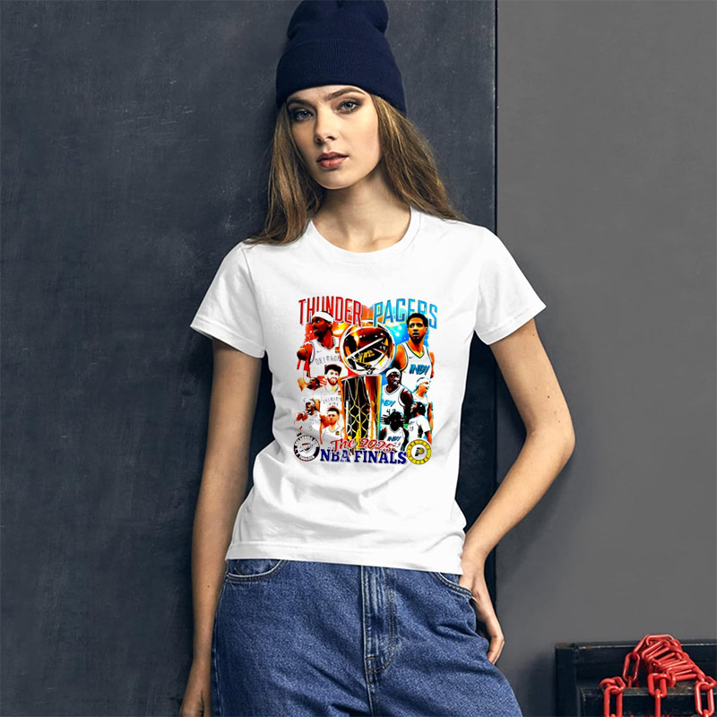 Thunder Vs Pacers The 2025 NBA Finals Basketball Champions Graphic T-shirt Thunder Vs Pacers The 2025 NBA Finals Basketball Champions Graphic T-shirt