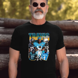 Travis Hunter NFL Vintage Style Graphic Tee 2