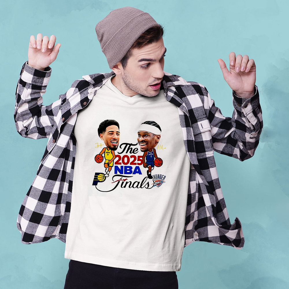 Tyrese Haliburton Vs Shai Gilgeous-Alexander The 2025 NBA Finals Funny T-shirt Tyrese Haliburton Vs Shai Gilgeous-Alexander The 2025 NBA Finals Funny T-shirt