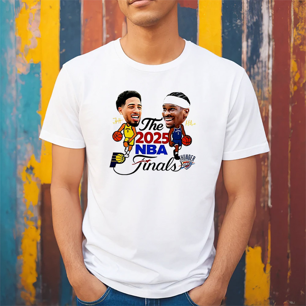 Tyrese Haliburton Vs Shai Gilgeous-Alexander The 2025 NBA Finals Funny T-shirt Tyrese Haliburton Vs Shai Gilgeous-Alexander The 2025 NBA Finals Funny T-shirt