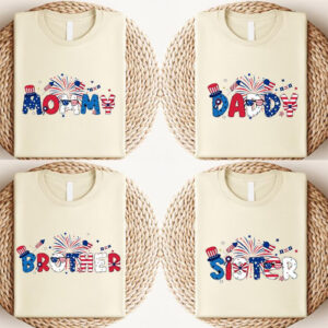 USA Family 4th Of July Family Matching Tee USA Family 4th Of July Family Matching Tee