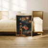 Vintage 4th Of July Fireworks Wall Art