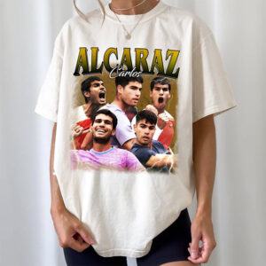 Vintage Carlos Alcaraz ATP 90s Comfort Colors T shirt 3