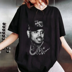Vintage Chris Brown King of R&B Signature Graphic T shirt