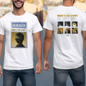 Vintage OASIS What's The Story Tour 2 sided T shirt