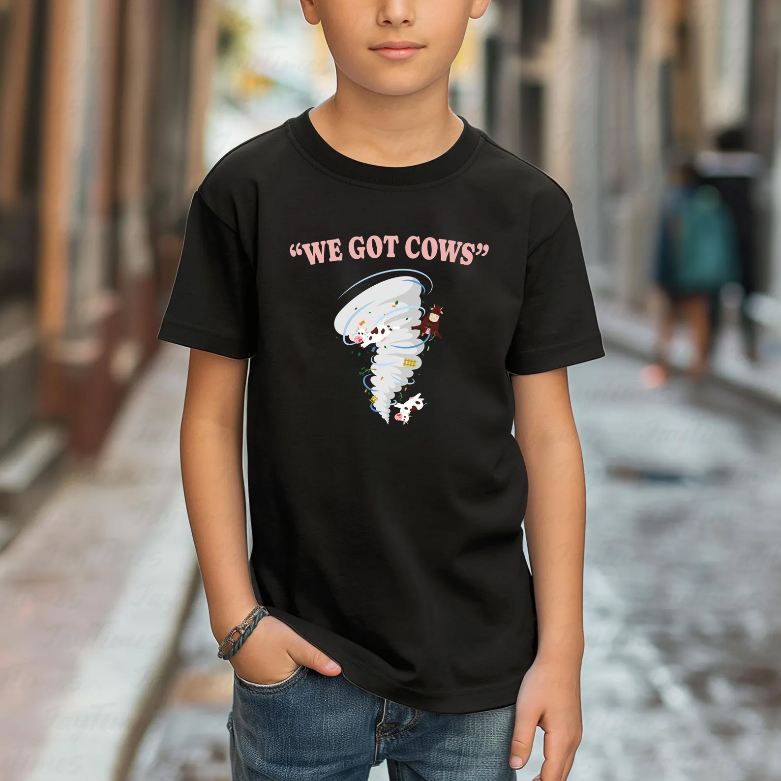 We Got Cows Funny Storm Tornado T-shirt We Got Cows Funny Storm Tornado T-shirt