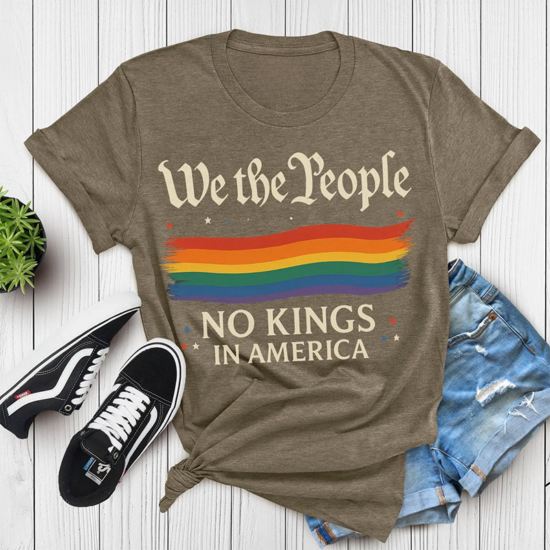 We The People No Kings In America Comfort Colors T-shirt We The People No Kings In America Comfort Colors T-shirt
