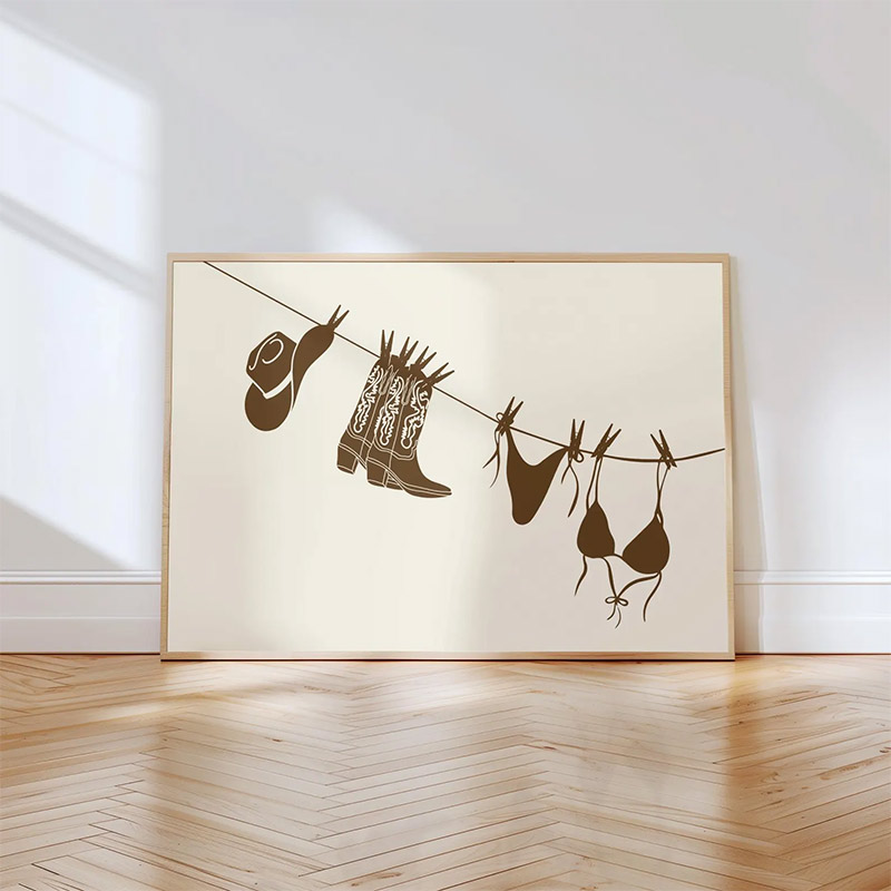 Western Bikini Cowgirl, Cute Bikini Sets Poster Western Bikini Cowgirl, Cute Bikini Sets Poster