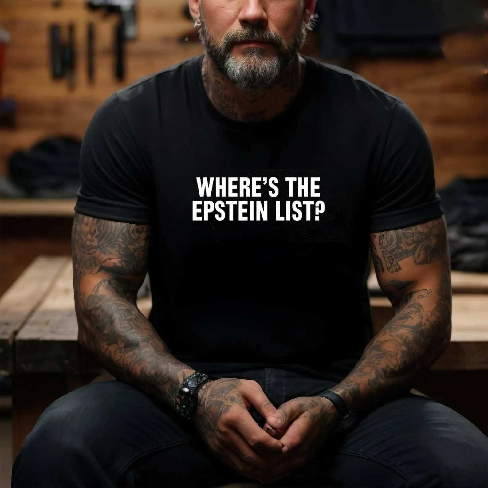 Where’s The Epstein List Unisex T-shirt Where’s The Epstein List Unisex T-shirt