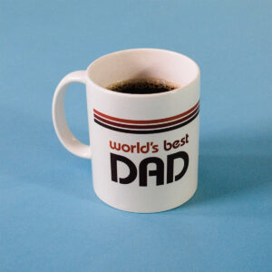 World's Best Dad Retro Coffee Cup