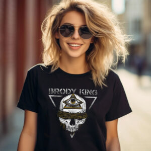 Wrestler Brody King Blind Skull Tee