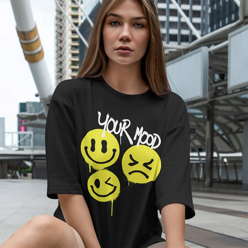 Your Mood Emoji World Graphic T-shirt Your Mood Emoji World Graphic T-shirt