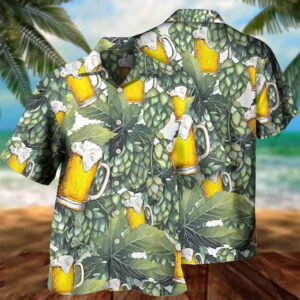 good day brewing Tropical Beer Hawaiian Shirt 2