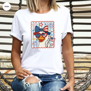 Independence Day USA 4th Of July Mama Goose Cute T-shirt Independence Day USA 4th Of July Mama Goose Cute T-shirt