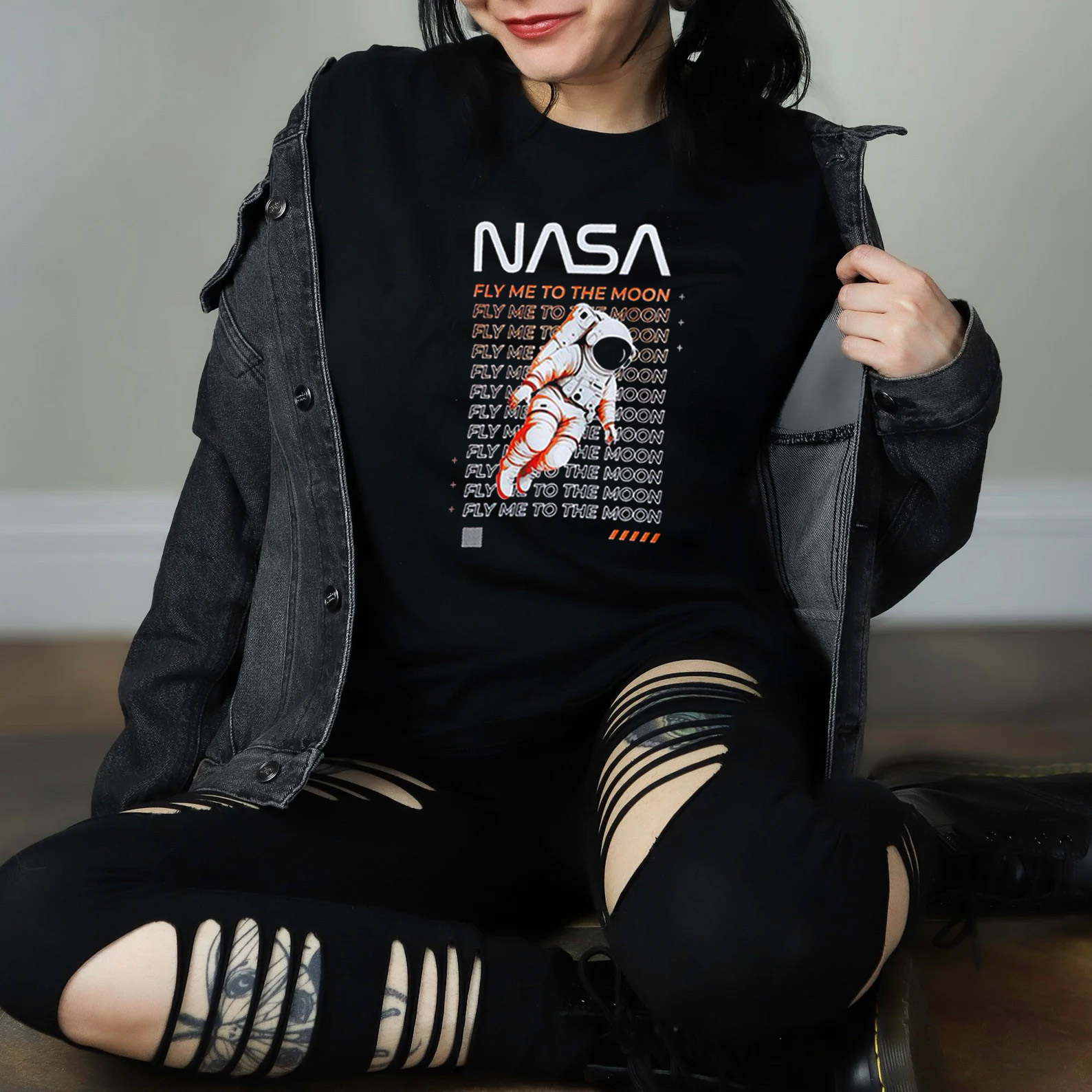 Moon Landing NASA Fly Me To The Moon T-shirt Moon Landing NASA Fly Me To The Moon T-shirt