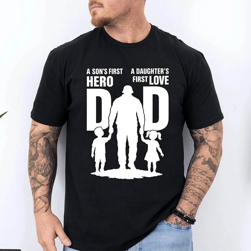 A Daughter's First Love Dad Tee A Daughter's First Love Dad Tee