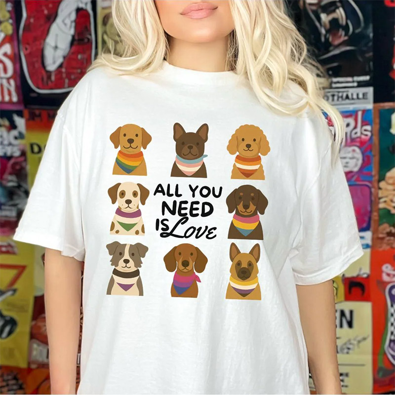 All You Need Is Love LQBT Pride Shirt All You Need Is Love LQBT Pride Shirt