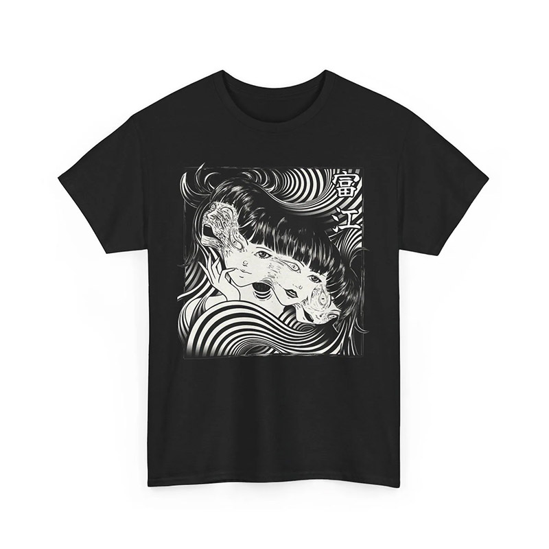 Anime Manga Creepy Girl Shirt Anime Manga Creepy Girl Shirt
