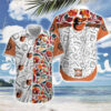 Baltimore Orioles Baseball And Tropical Flowers Hawaiian Shirt