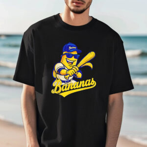Bananas Baseball Funny Mascot Tee Bananas Baseball Funny Mascot Tee