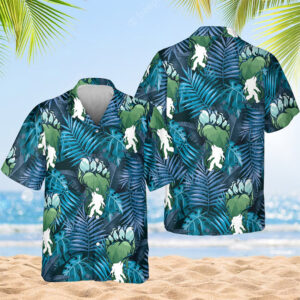 Bigfoot Surfing Hawaii Shirt 3