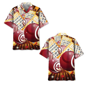Bingo Game Time Aloha Hawaiian Shirt No. 5 Bingo Game Time Aloha Hawaiian Shirt No. 5
