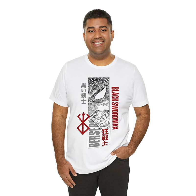 Black Swordsman Anime T-shirt Black Swordsman Anime T-shirt