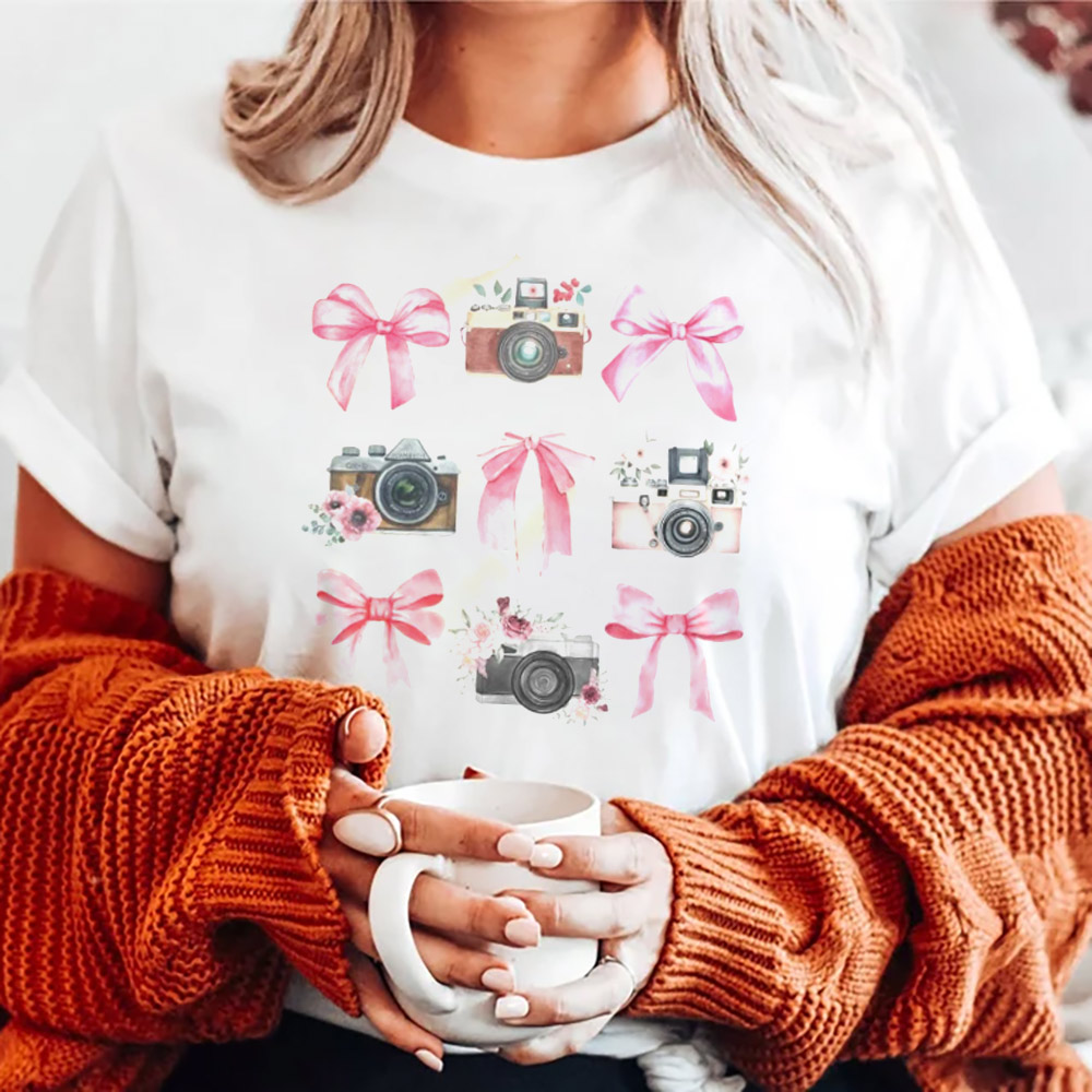 Bows And Cameras Photography Tee Bows And Cameras Photography Tee