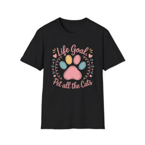 Cat Lover’s Life Goal T-shirt Cat Lover’s Life Goal T-shirt