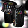 Coldplay Fan Tour 2025 Baseball Jersey