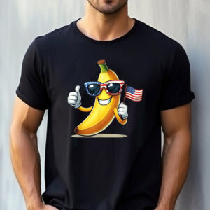 Cool Banana 4th Of July America Banana T shirt 2