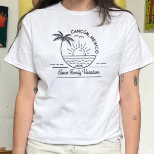 Custom Destination And Name Family Vacation Sunset T shirt 2