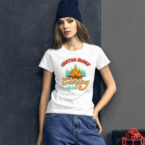 Custom Family Camping Crew T-shirt Custom Family Camping Crew T-shirt