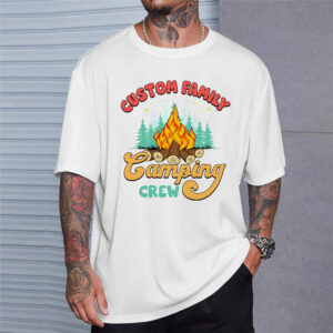 Custom Family Camping Crew T shirt 3