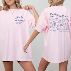 Custom Family Vacation 2025 We Be Trippin Comfort Colors T shirt 2