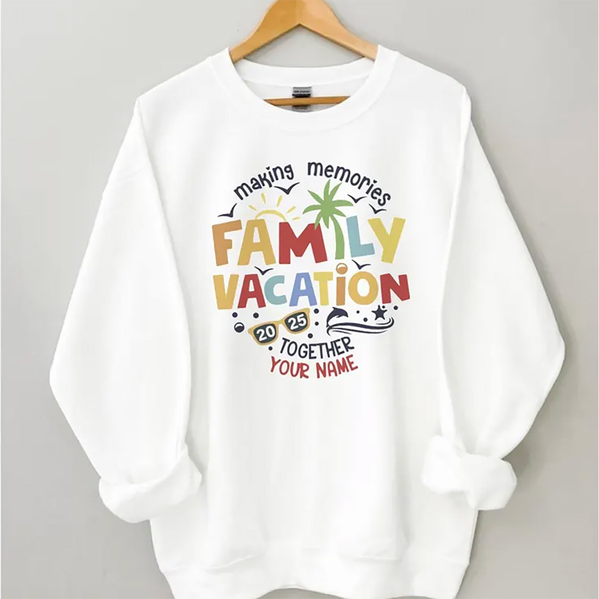 Custom Name Making Memories Together Family Vacation 2025 Tee Custom Name Making Memories Together Family Vacation 2025 Tee