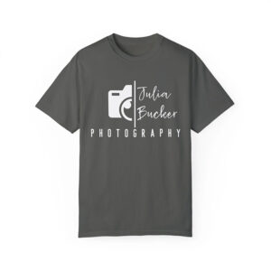 Custom Name Photography Photographer Couple Comfort Colors Tee 3