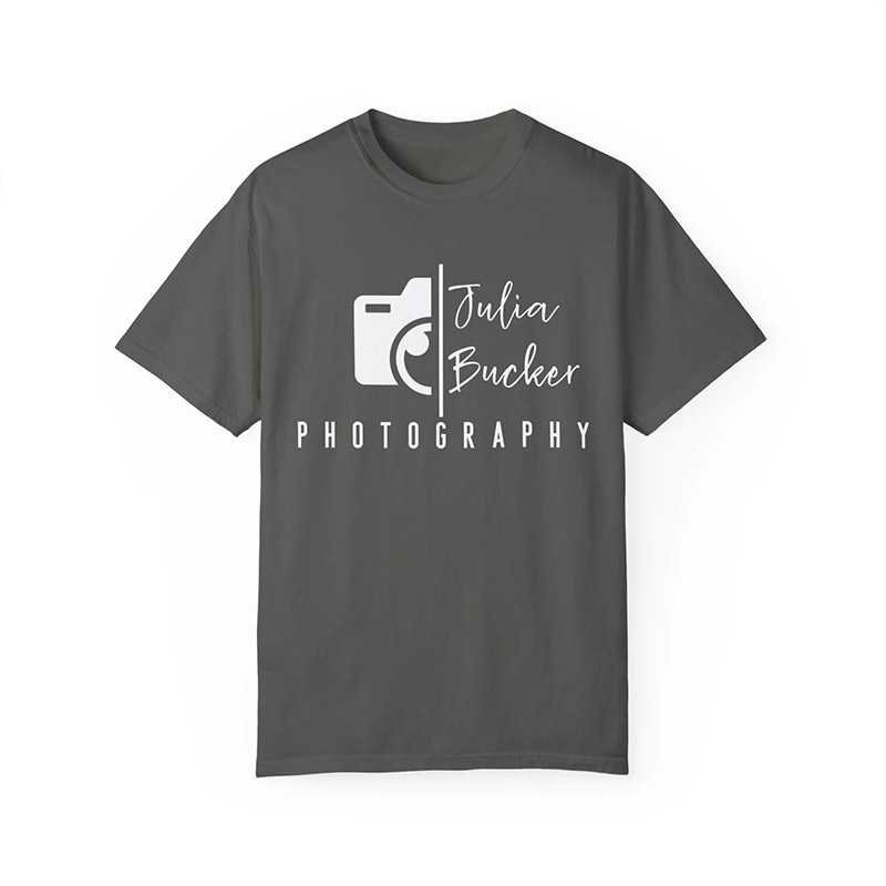 Custom Name Photography Photographer Couple Comfort Colors Tee Custom Name Photography Photographer Couple Comfort Colors Tee