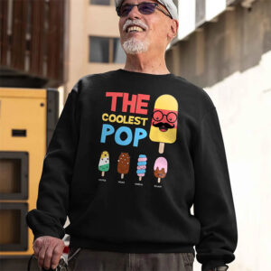 Custom The Coolest Pop Ice Cream Dad T-shirt Custom The Coolest Pop Ice Cream Dad T-shirt