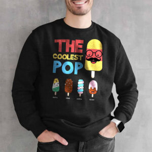 Custom The Coolest Pop Ice Cream Dad T shirt 2