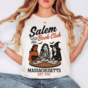 Customized Spooky Girl Salem Book Club Comfort Colors T-shirt Customized Spooky Girl Salem Book Club Comfort Colors T-shirt