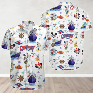 Disney Cruise Mickey Mouse Crew Hawaiian Shirt 1