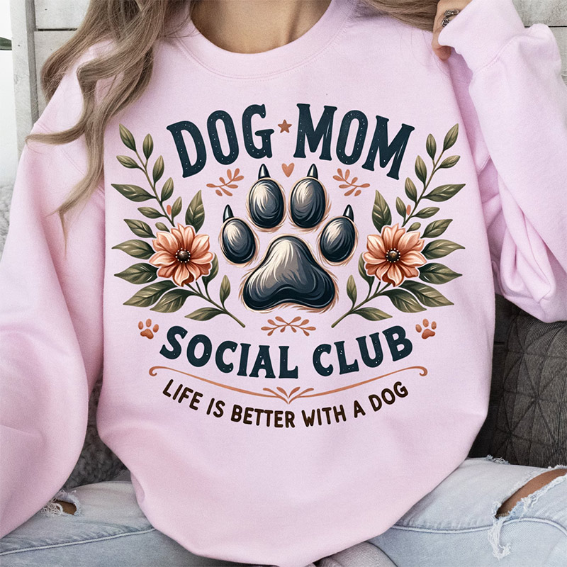 Dog Mom Social Club Comfort Colors Tee Dog Mom Social Club Comfort Colors Tee