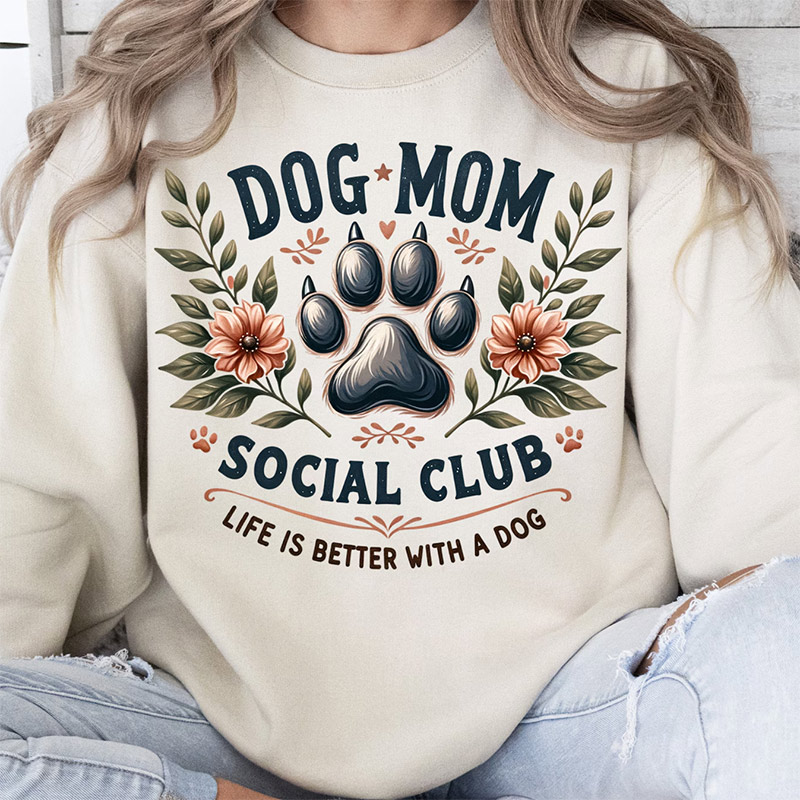Dog Mom Social Club Comfort Colors Tee Dog Mom Social Club Comfort Colors Tee