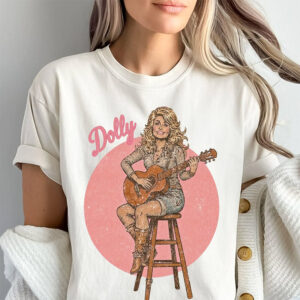 Dolly Solo Guitar, Retro Dolly Parton Country Music T-shirt Dolly Solo Guitar, Retro Dolly Parton Country Music T-shirt
