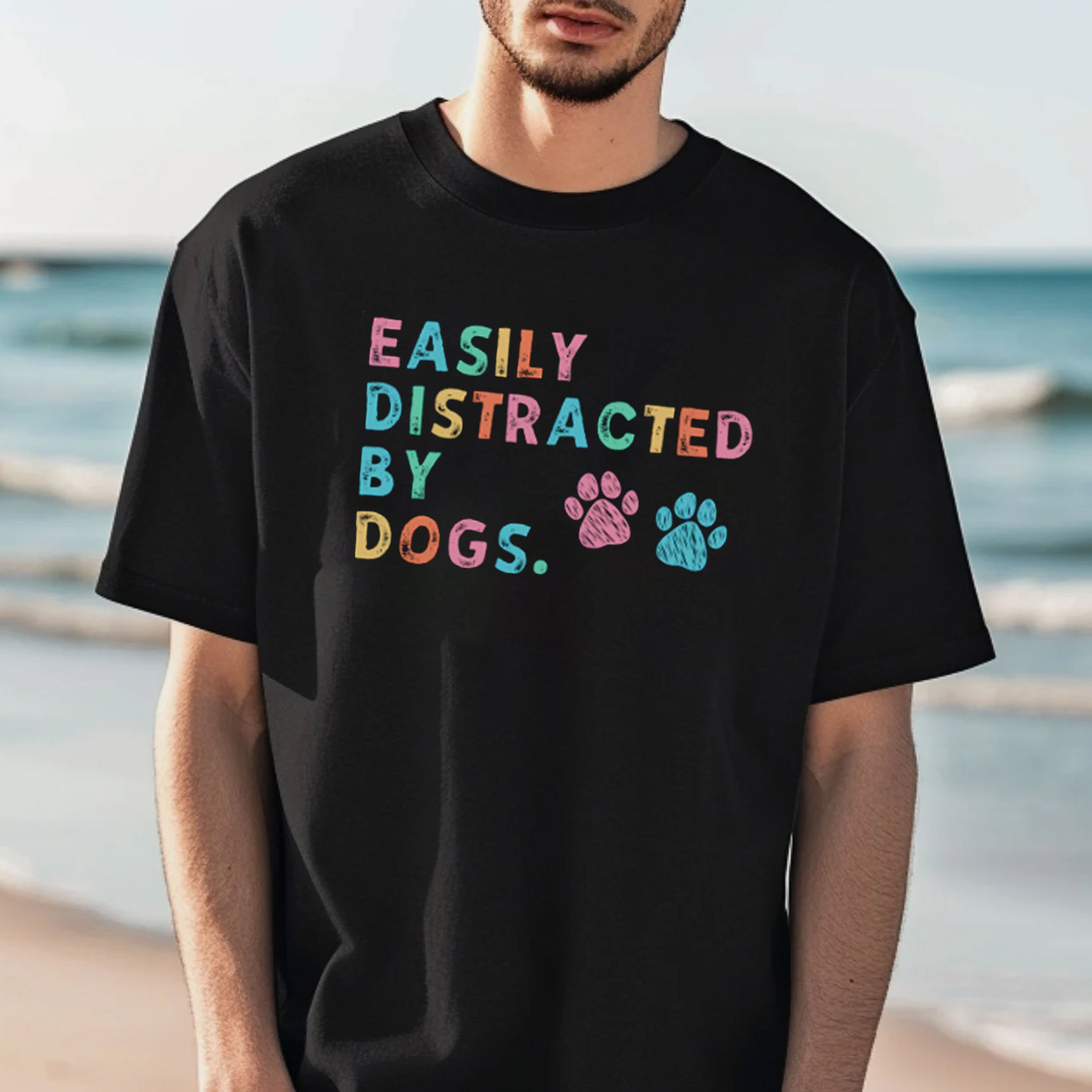Easily Distracted By Dogs Shirt Easily Distracted By Dogs Shirt