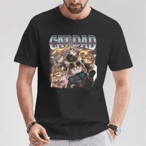Father's Day Cat Dad Shirt 1